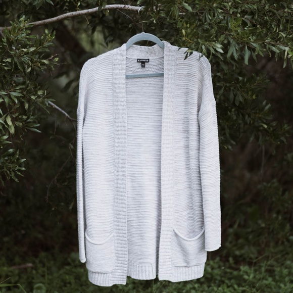 Express Sweaters - Express Open Front Cardigan Sweater - Size Small